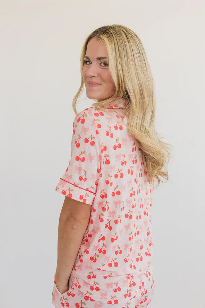 Pink Cherries & Bows Sleepwear
