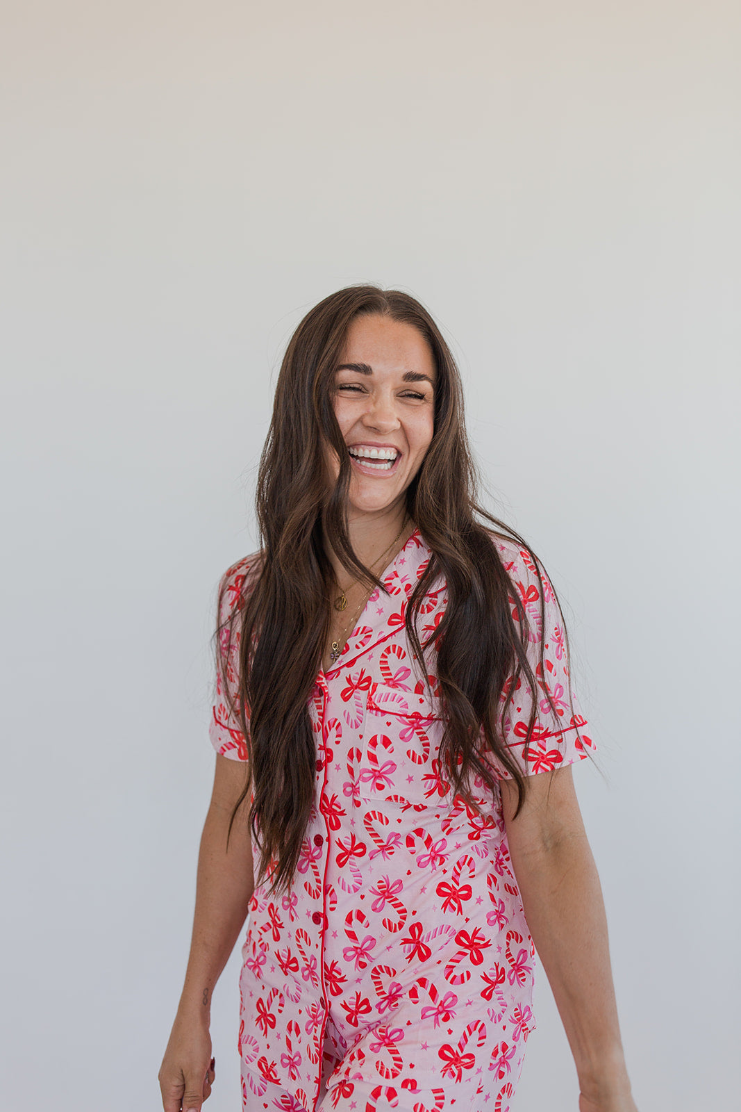 Candy Cane Bamboo Christmas Pajamas