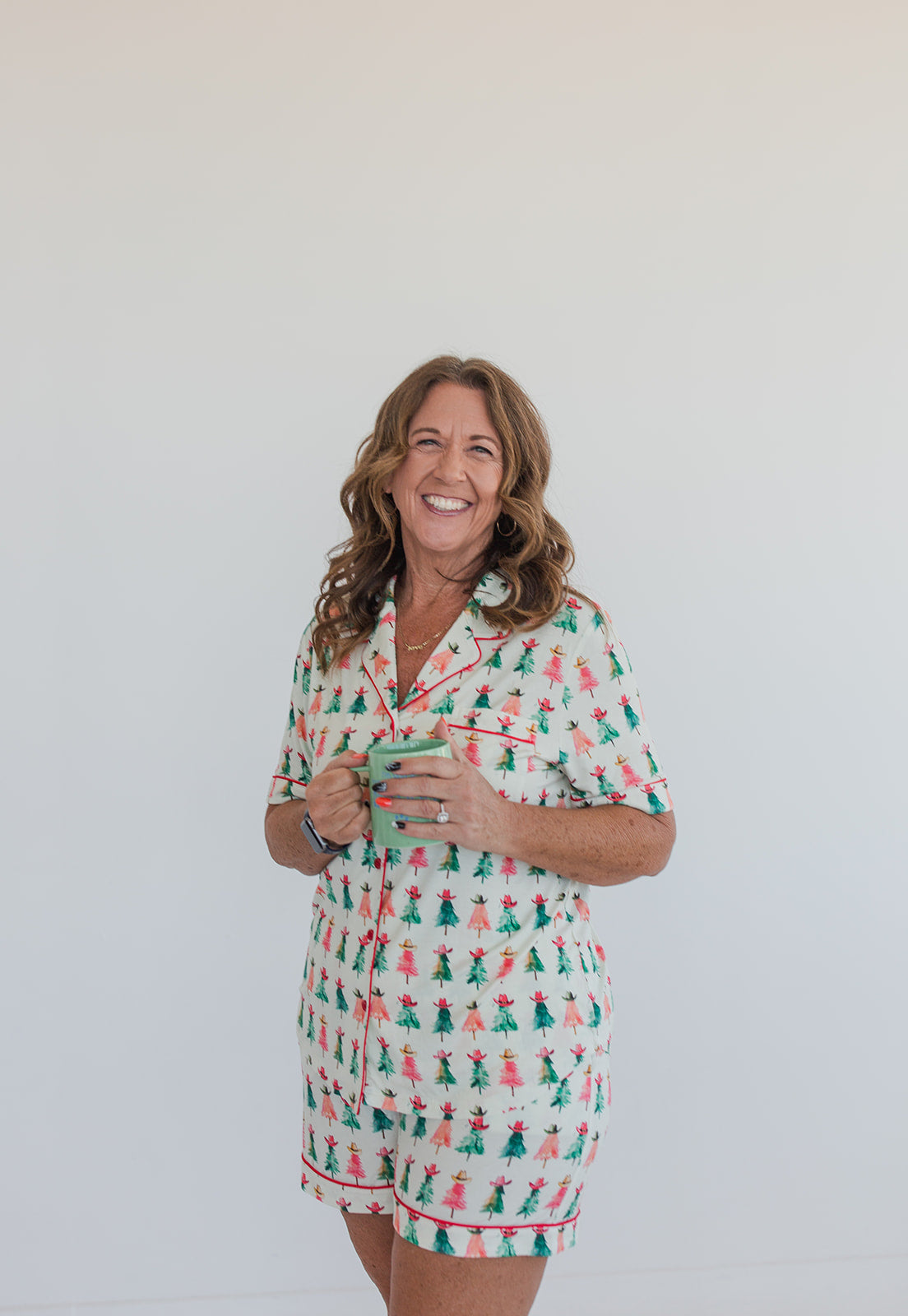 Cowboy Christmas Bamboo Pajama Short Set