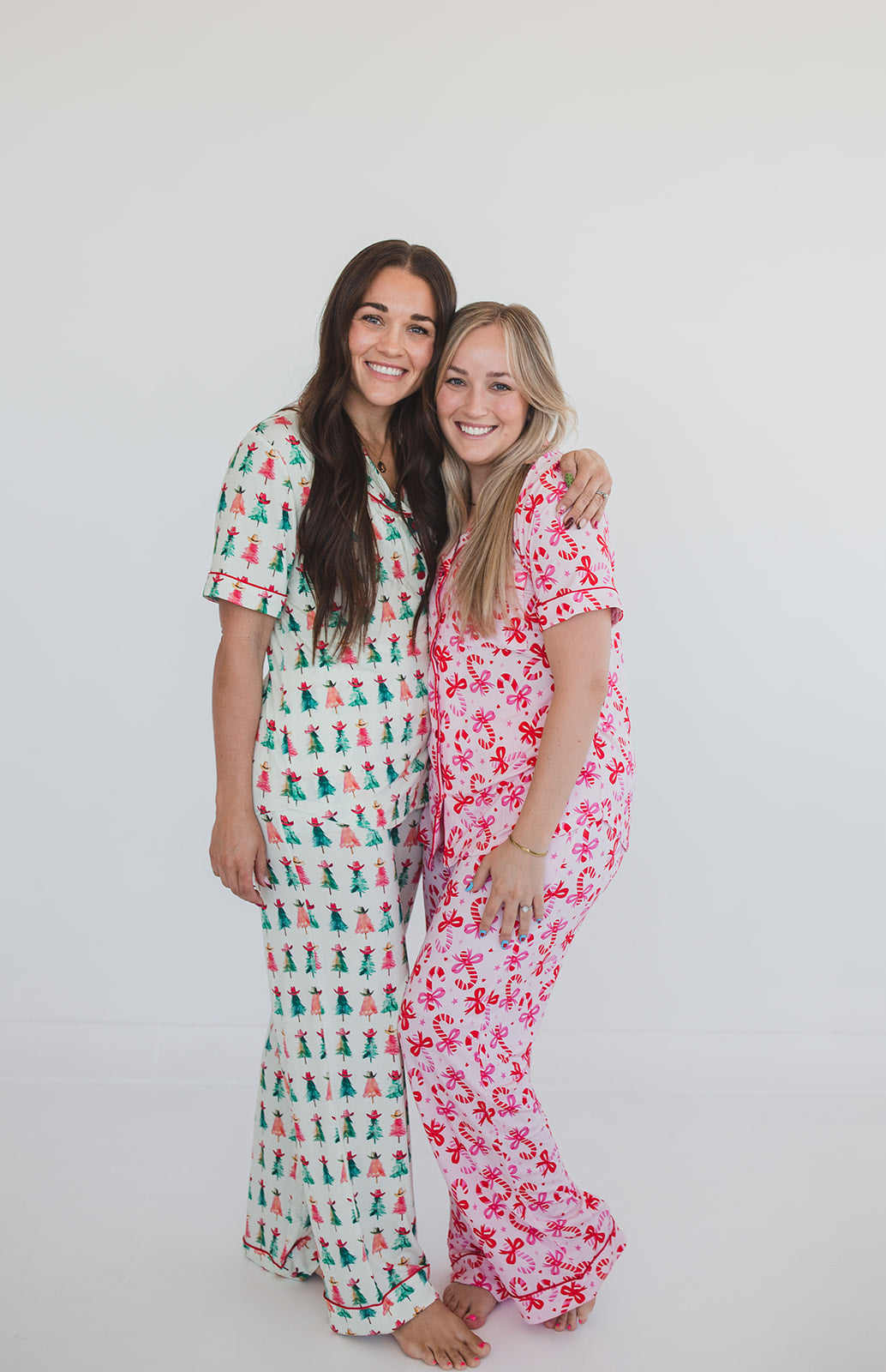 Candy Cane Bamboo Christmas Pajamas