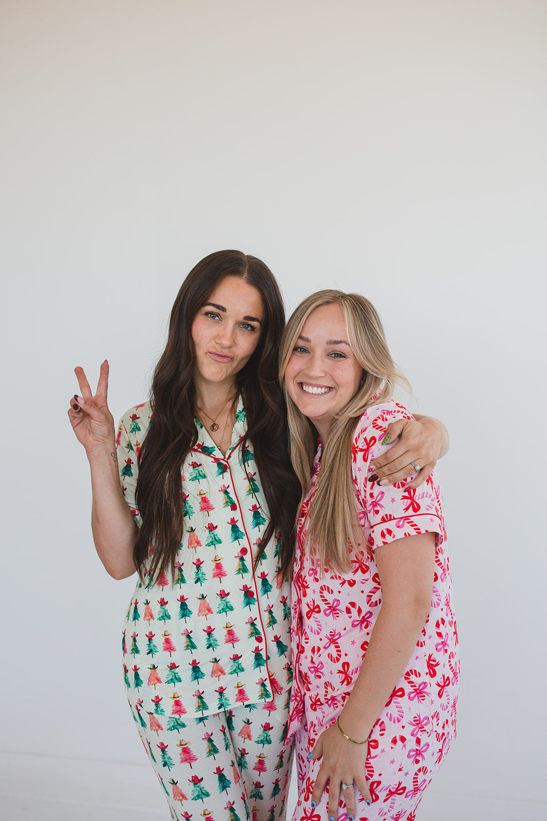 Candy Cane Bamboo Christmas Pajamas