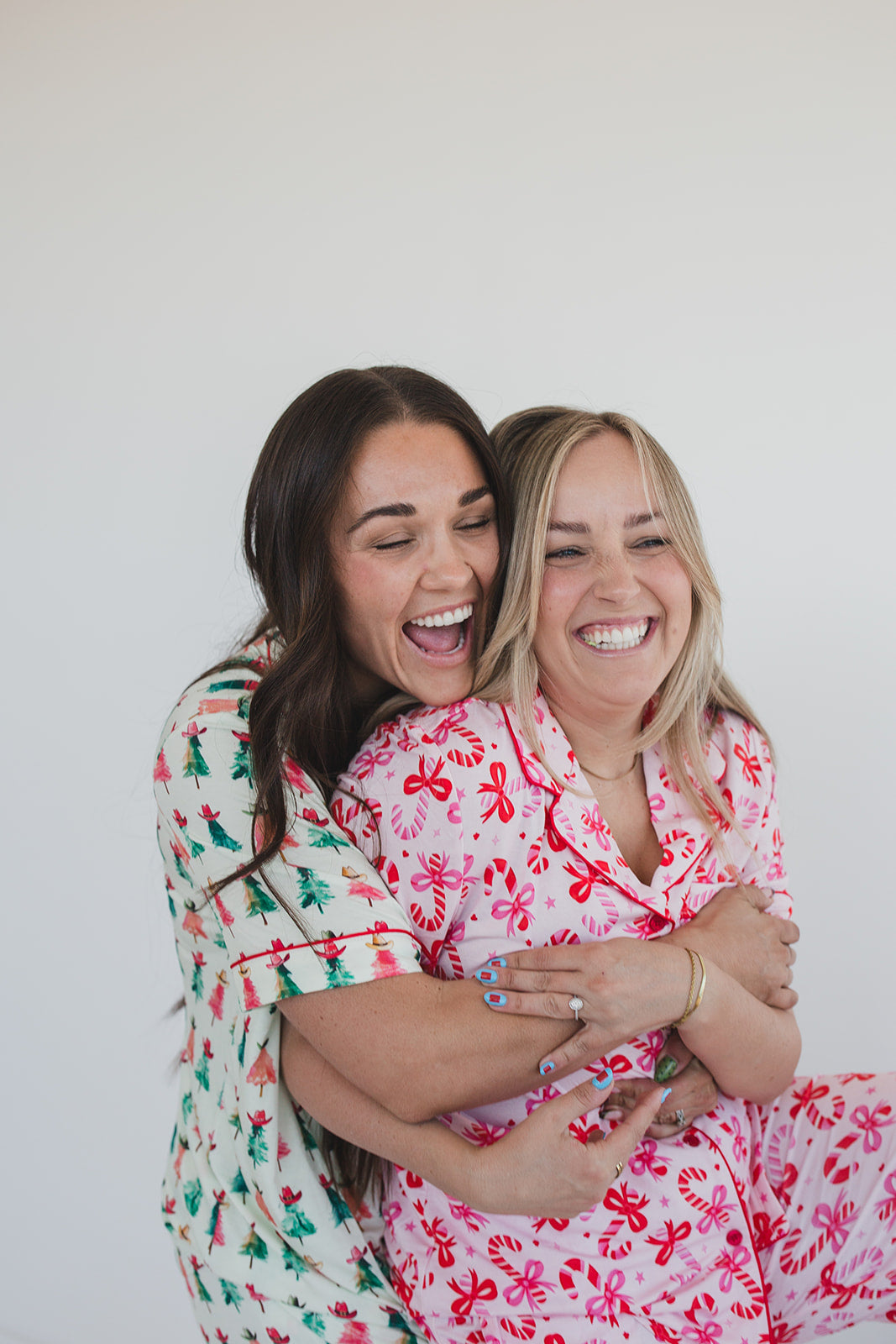 Candy Cane Bamboo Christmas Pajamas