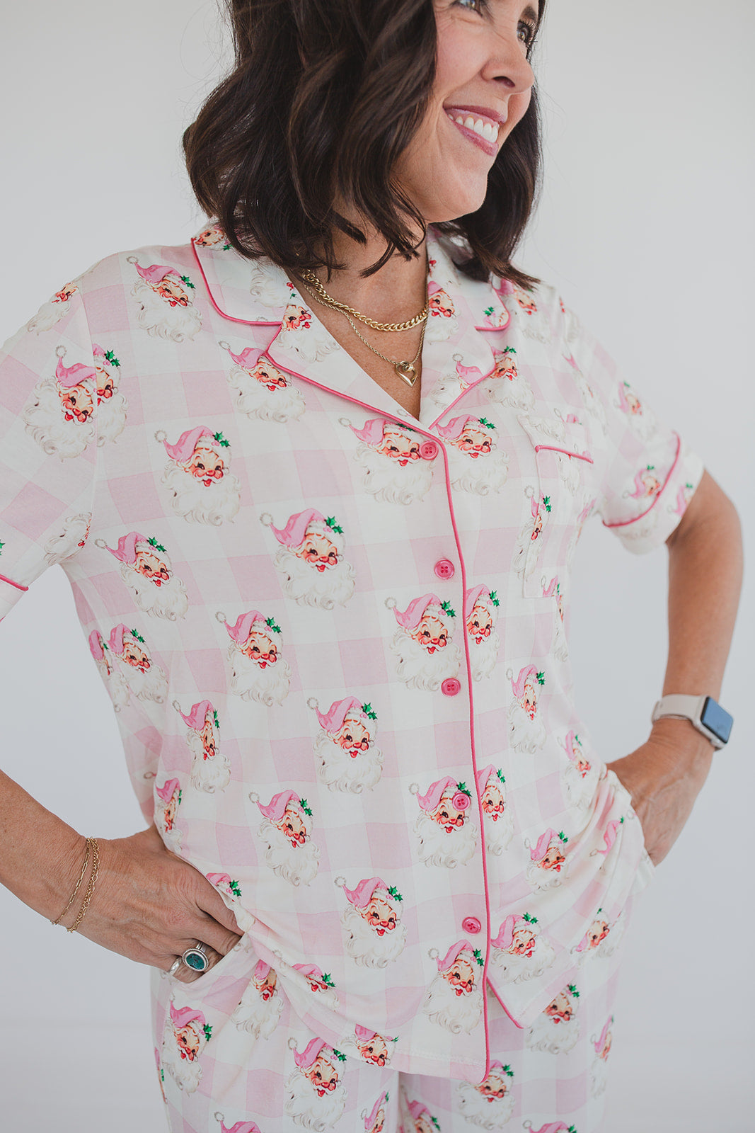 Vintage Santa Bamboo Pajamas