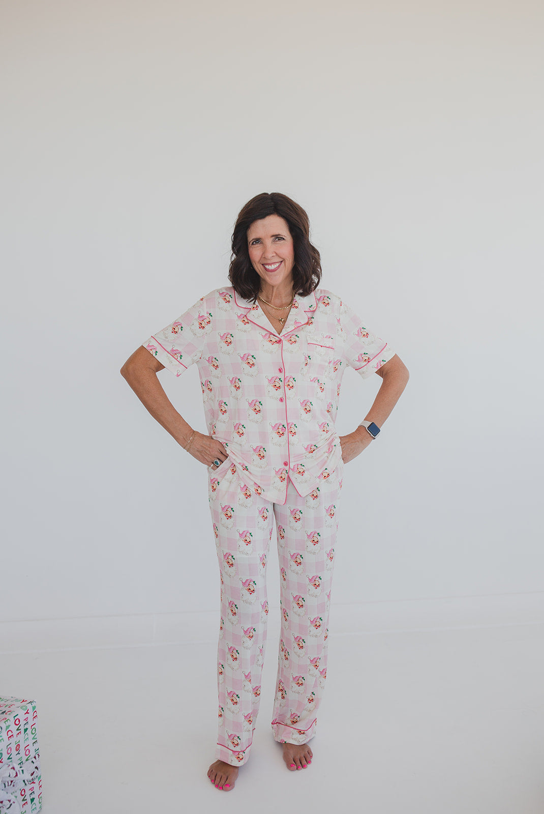 Vintage Santa Bamboo Pajamas