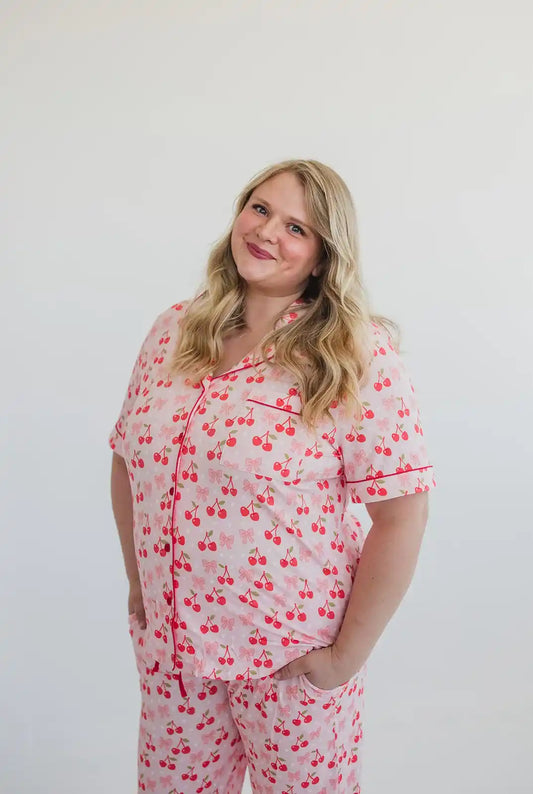 Pink Cherries & Bows Sleepwear