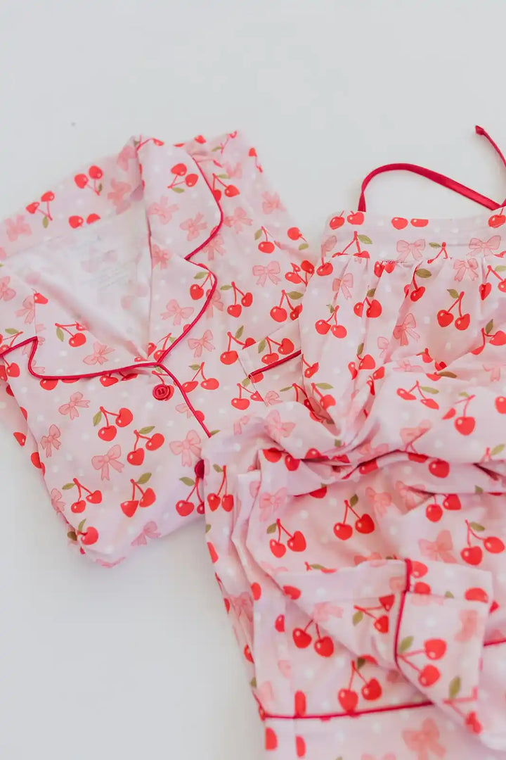 Pink Cherries & Bows Sleepwear